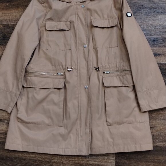 Donna Karan DKNY Rain Coat All Weather Jacket Size Petite XXL - NICE! - Picture 2 of 13